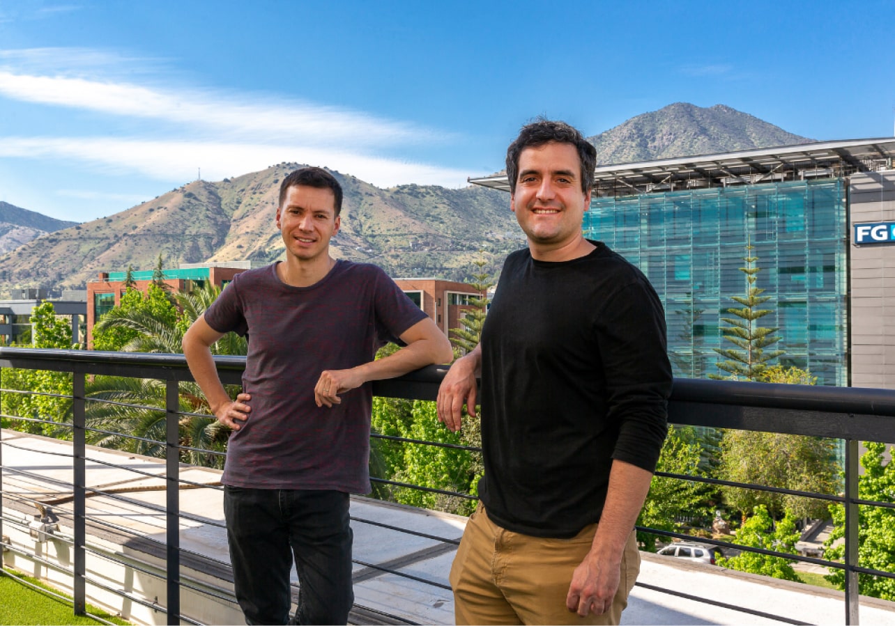 Fundadores de Houm en ciudad empresarial