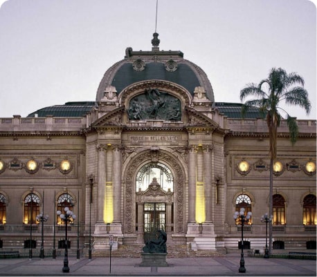 Palacio de la moneda en Chile